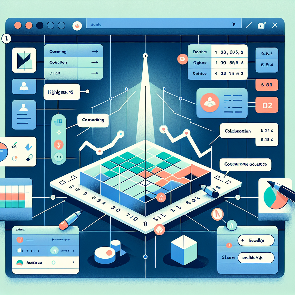 Exemplo de planilha no Google Planilhas